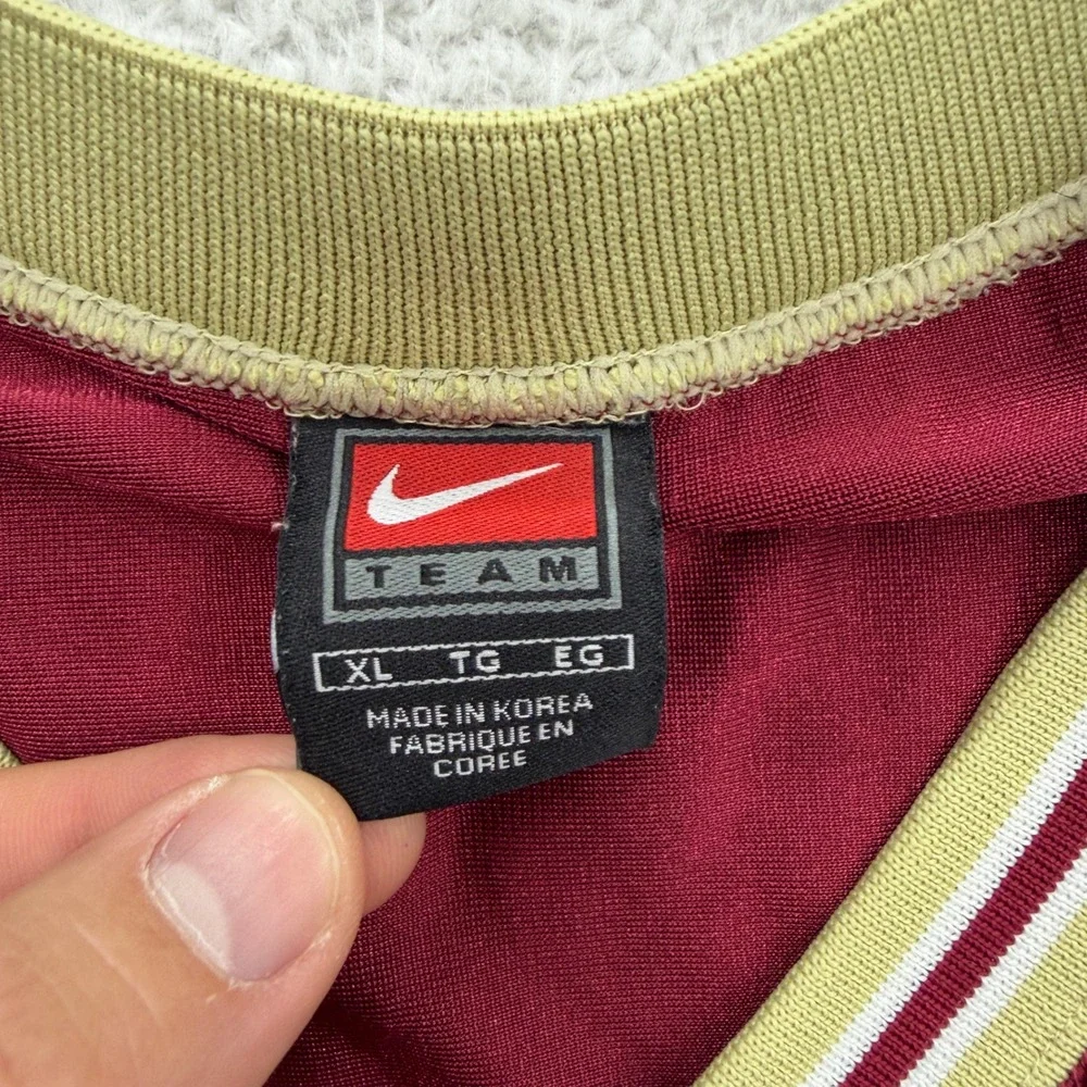Nike Team Mens XL Warrick Dunn Florida State Seminoles Alumni Game Jersey